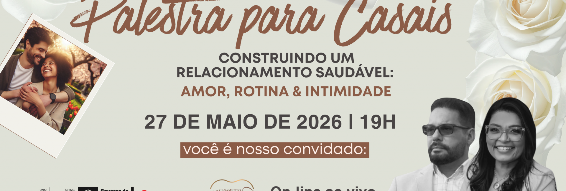 PALESTRA 2 CASAMENTO ABENÇOADO 2026-ICONSTRUINDO UM RELACIONAMENTO SAUDÁVEL: AMOR, ROTINA E INTIMIDADE 27 DE MAIO